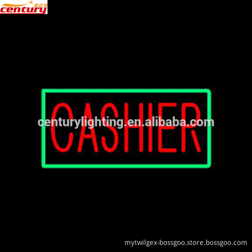 wholesale china factory price cashier neon sign custom